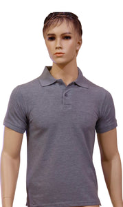 Polo T-Shirt for Boys- Heather Grey - FH Modes